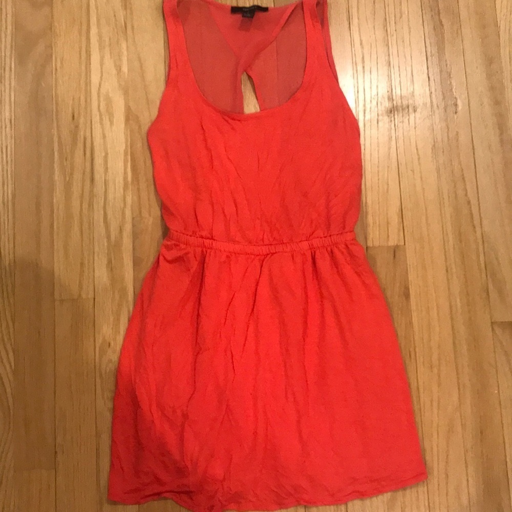 F21 coral summer dress - Picture 2 of 5